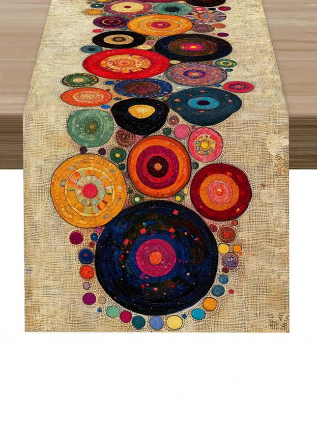 Abstract Art Table Runner 33×183 cm