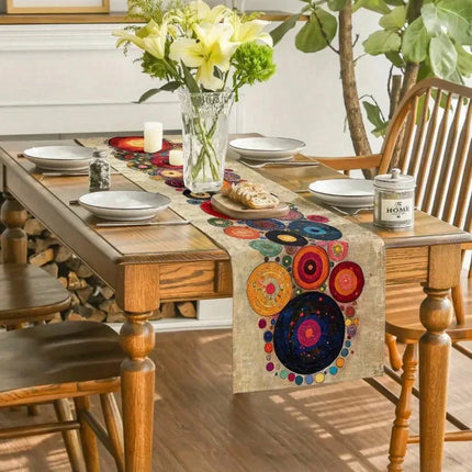 Abstract Art Table Runner 33×183 cm