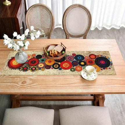 Abstract Art Table Runner 33×183 cm