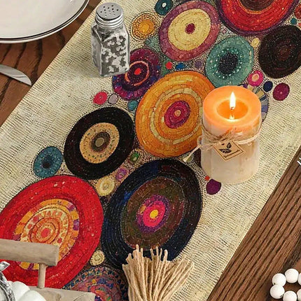 Abstract Art Table Runner 33×183 cm