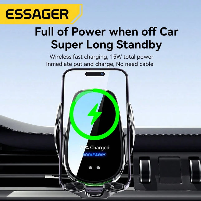 Essager Qi 15W Wireless Car Charger & Vent Mount