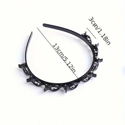 Woven Headband Hair Clips