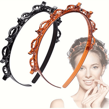 Woven Headband Hair Clips