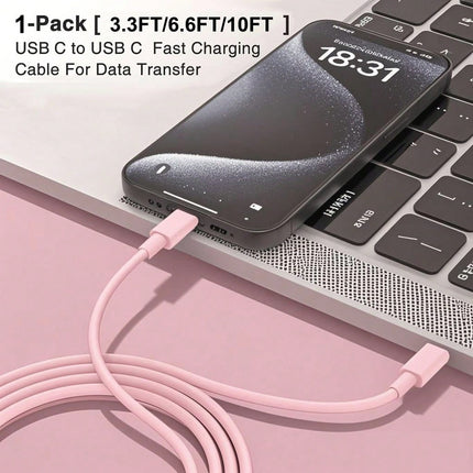 USB-C to USB-C Fast Charging Cable 1m