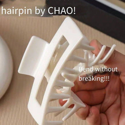 Soft Silicone Hair Claw, Shock-Absorbing Protective Clips