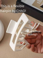 Soft Silicone Hair Claw, Shock-Absorbing Protective Clips