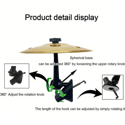 Car Vent Cymbal Drum