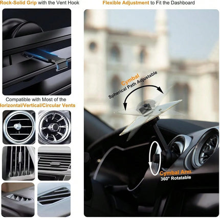 Car Vent Cymbal Drum