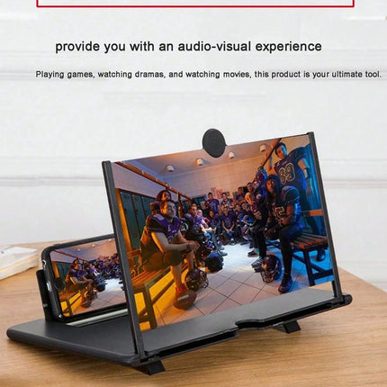 Mobile Phone Magnifier - Ultra-HD Screen Black