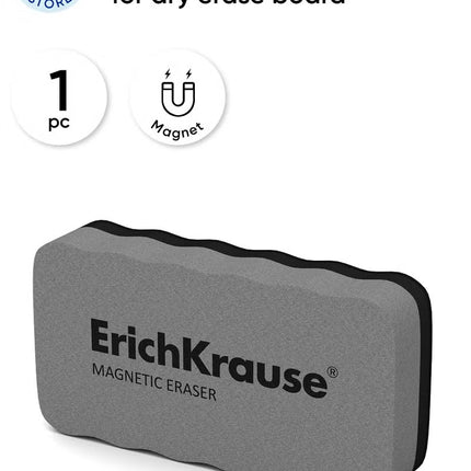 Magnetic White Board Eraser 107X57Mm / ERICHKRAUSE