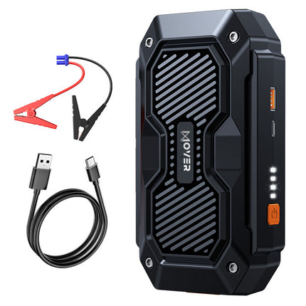 8000mAh 12V Portable Car Jump Starter Battery Booster with Smart Safety Protection & 3 Modes LED Flashlight SV10200