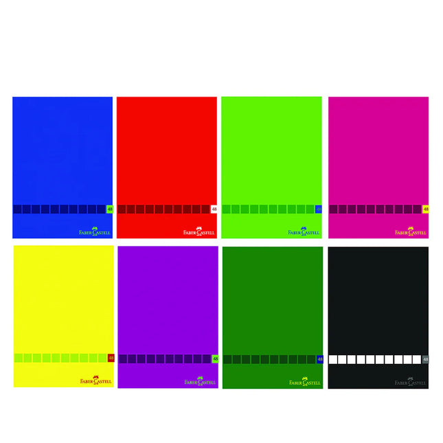 Faber-Castell Stitched Copybook Squared A4 48 sheets 70g - Multicolor