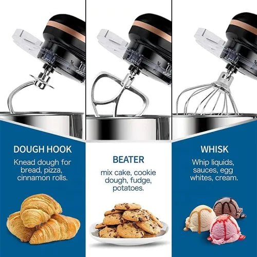 3 In 1 Stand Mixer 12 Liter 1800W Stainless Steel - SmartSouks