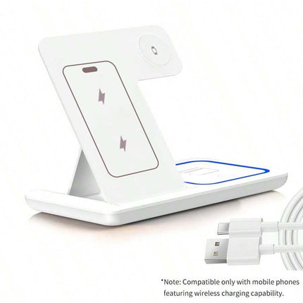 3 In 1 Wireless Charging Station 15W - SmartSouks
