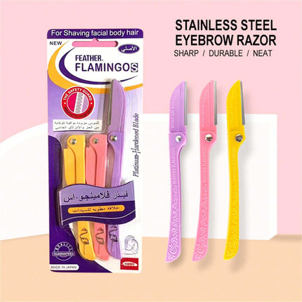 3-Pack Foldable Eyebrow Trimmers - SmartSouks