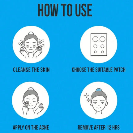 360pcs Hydrocolloid Round Acne Patches - SmartSouks