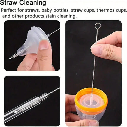 3pcs Extra Long Steel Cleaning Brushes 24cmKitchen Accessories