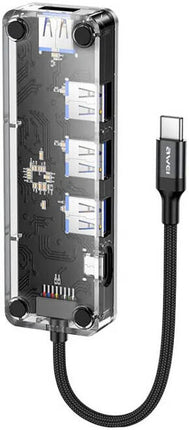 4 in 1 Docking Station, 5Gbps High Speed Transmission/ AWEI HUB-1 - SmartSouks