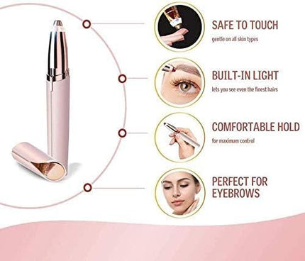 Electric Eyebrow Trimmer with Light