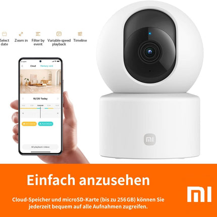 Xiaomi Smart Camera C301, Human detection and active alert, Night Vision, Real-time two-way voice calls
