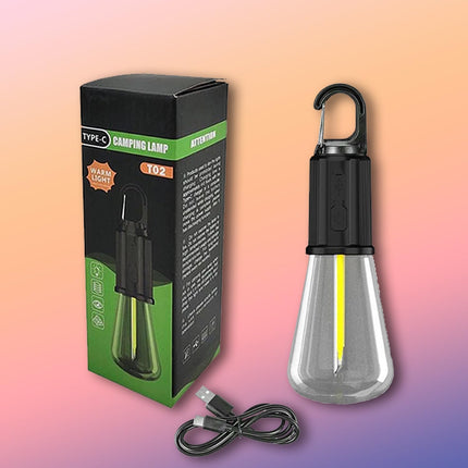 Rechargeable Waterproof Camping Lamp 2 Filaments T02
