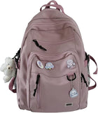 Cute Pink School Backpack
