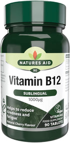 Natures Aid 1000Ug Vitamin B12 - 90 Tablets