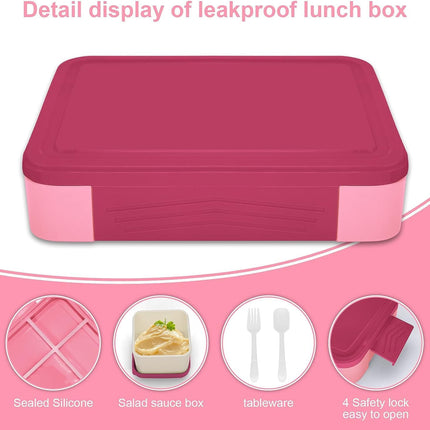 Lunch Box for Kids (Pink Rose)