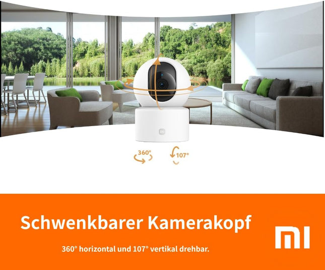 Xiaomi Smart Camera C301, Human detection and active alert, Night Vision, Real-time two-way voice calls