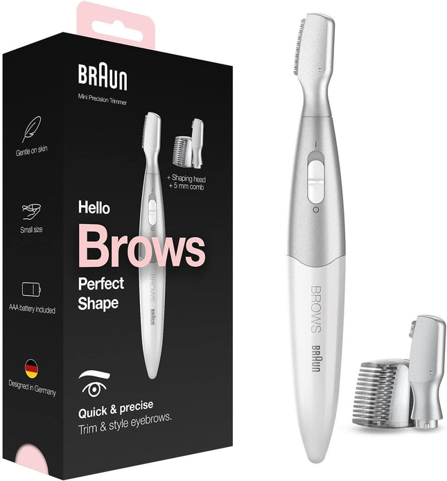 Braun Mini Precision Trimmer FG1106 with 4 extras incl. high precision head, white