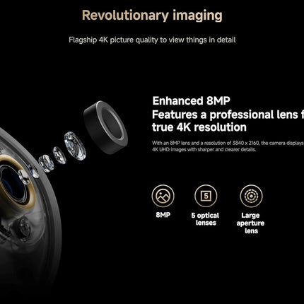 Xiaomi Smart Camera C700, 4K UHD 8MP, 360° Pan-Tilt Zoom, AI Human & Pet Detection, HDR, Two-Way Audio, Privacy Lens Shield