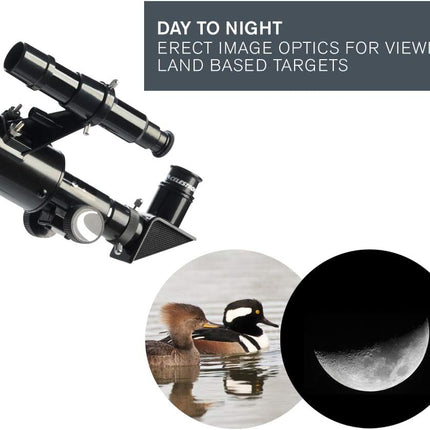 Celestron Powerseeker 50Az Refractor Telescope, Black, 50 Mm Aperture