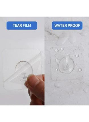 Adhesive Acrylic Wall Hooks
