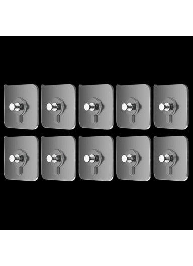 Transparent Adhesive Hooks