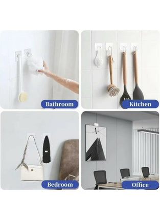 Transparent Adhesive Hooks