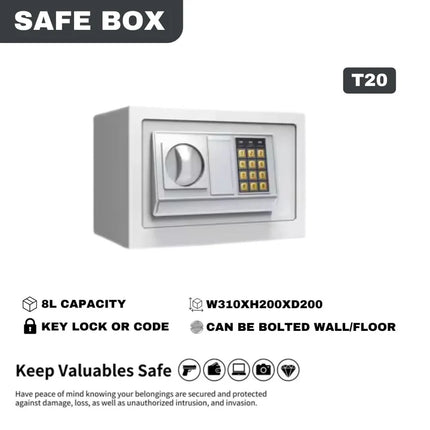 Electronic Digital Money Security Safe Box T20
