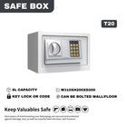 Electronic Digital Money Security Safe Box T20