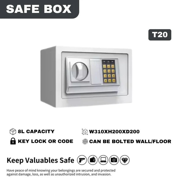 Electronic Digital Money Security Safe Box T20