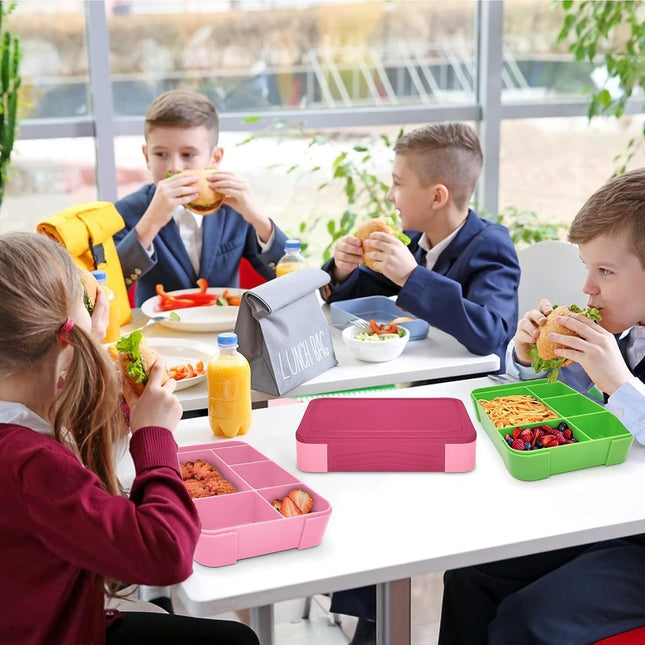 Lunch Box for Kids (Pink Rose)