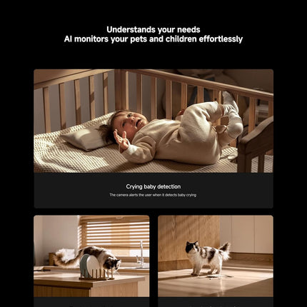 Xiaomi Smart Camera C700, 4K UHD 8MP, 360° Pan-Tilt Zoom, AI Human & Pet Detection, HDR, Two-Way Audio, Privacy Lens Shield
