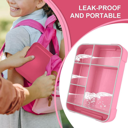 Lunch Box for Kids (Pink Rose)