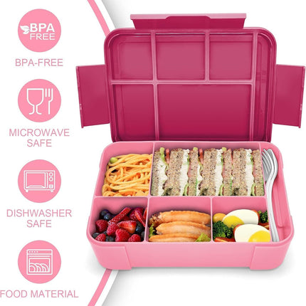 Lunch Box for Kids (Pink Rose)