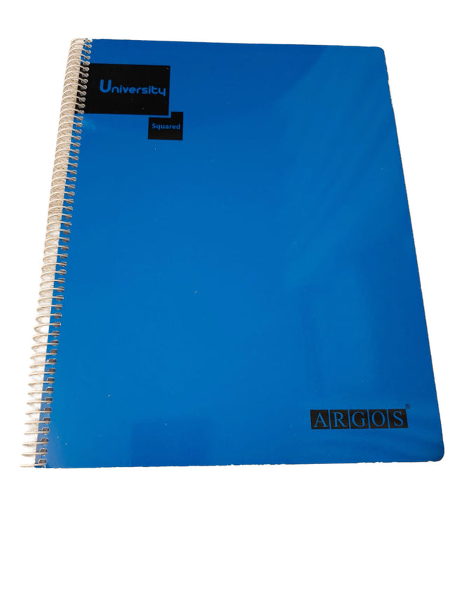 University Copybook A4 Carton Cover Spiral Square 96Sh 80G / ARGOS BTS