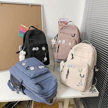 Cute Pink School Backpack