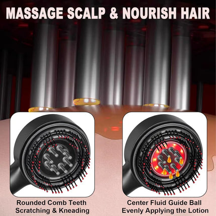 Laser Therapy Hair Growth Comb – Electric Scalp Massager & Hair Oil Applicator