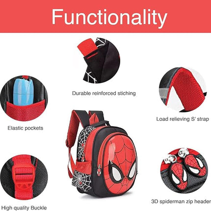 Toddler Kindergarten Backpack - Spiderman