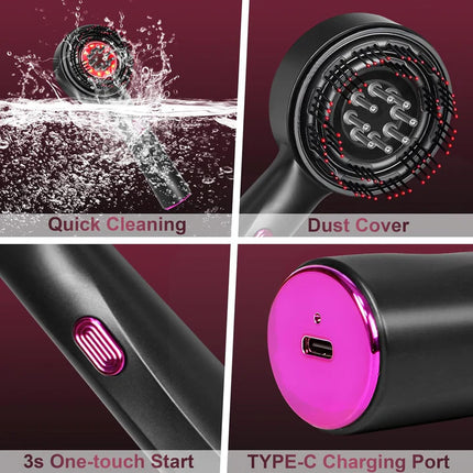 Laser Therapy Hair Growth Comb – Electric Scalp Massager & Hair Oil Applicator