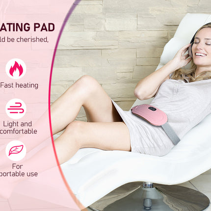 Heating Pad, For Cramps, Hot Massage Stomach Heating Pad