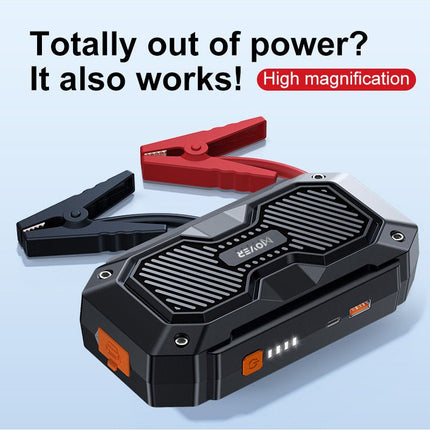 8000mAh 12V Portable Car Jump Starter Battery Booster with Smart Safety Protection & 3 Modes LED Flashlight SV10200