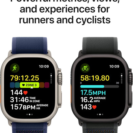 Apple Watch Ultra 2 (49mm, Titanium, Black)